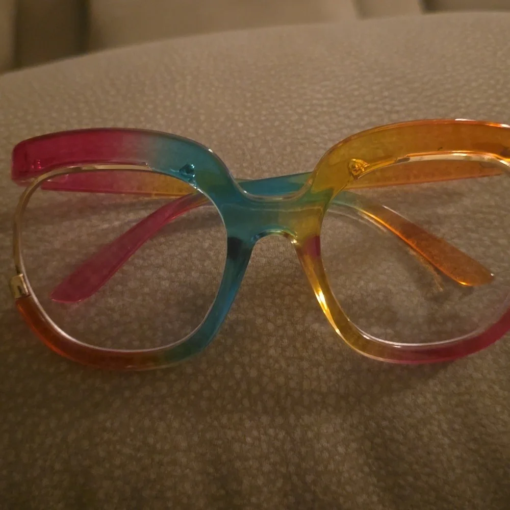 Colorful glasses(clear) - Picture 4 of 4